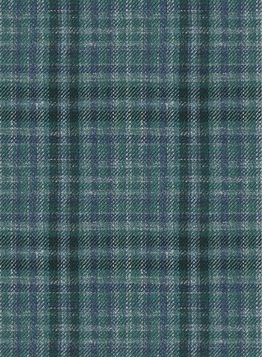 Noble Lucinda Check Wool Silk Linen Suit - Image 7