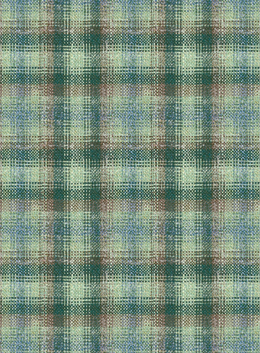 Noble Mariana Green Wool Silk Linen Suit - Image 6