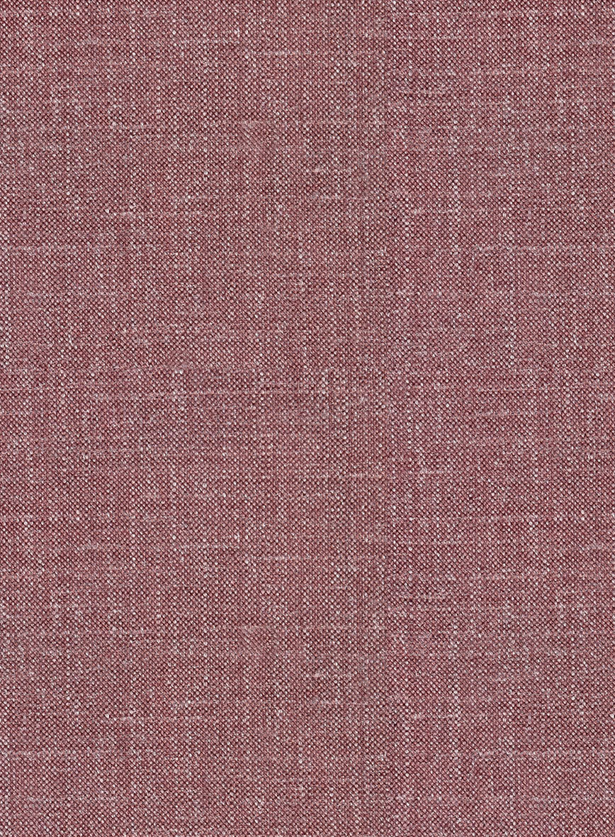 Noble Mauve Wool Silk Linen Suit - Image 7
