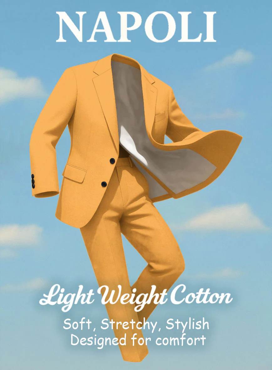 Ochre Napoli Stretch Light Weight Cotton Pants - Image 4