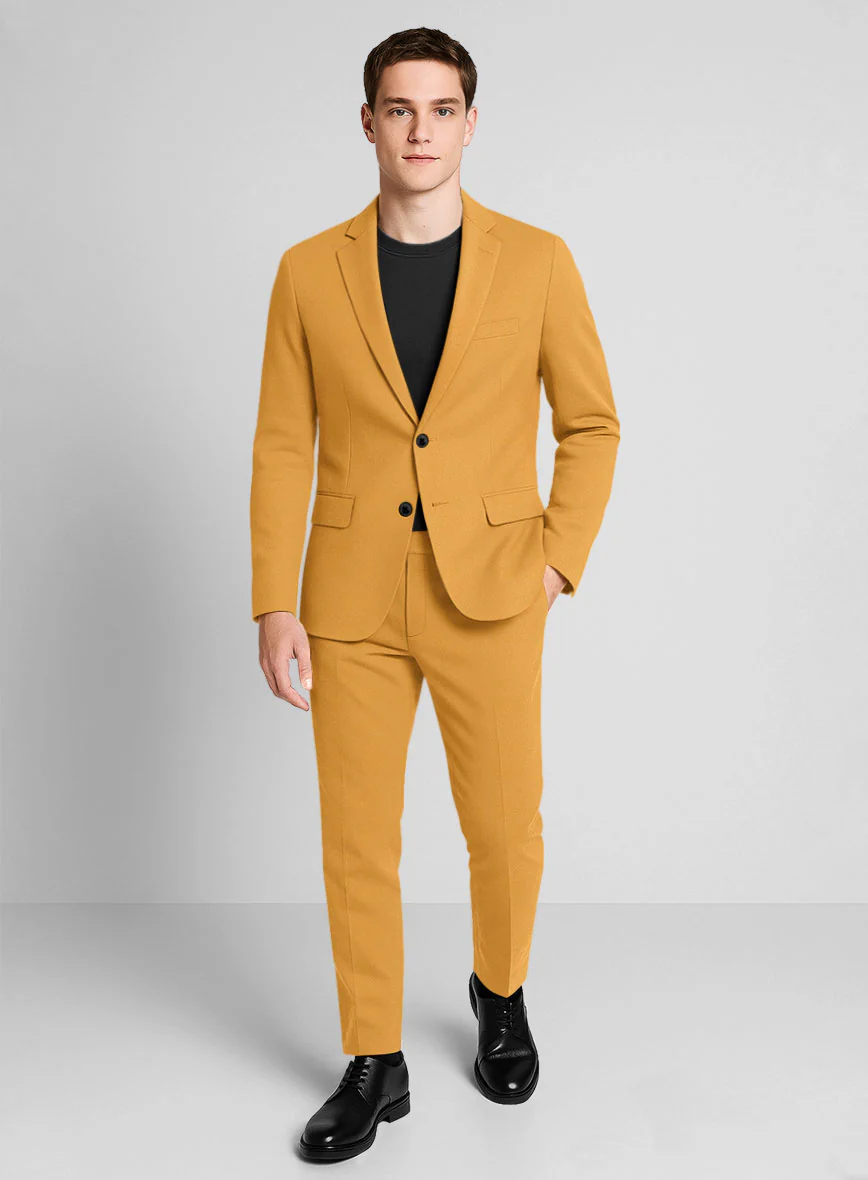 Ochre Napoli Stretch Light Weight Cotton Suit