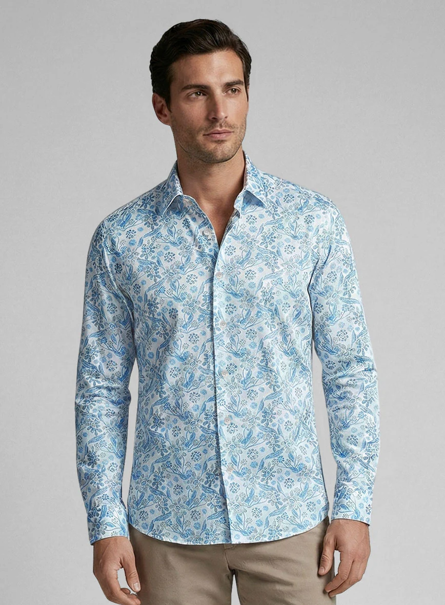 Petal Breeze Cotton Shirt