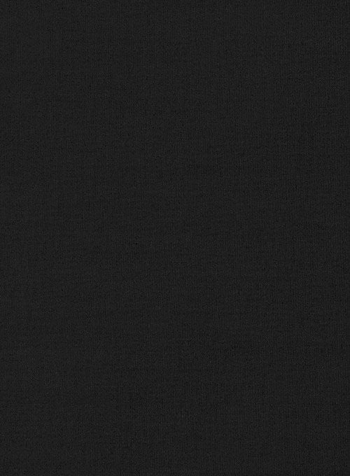 Plain Front Black Tuxedo Shirt - Image 5