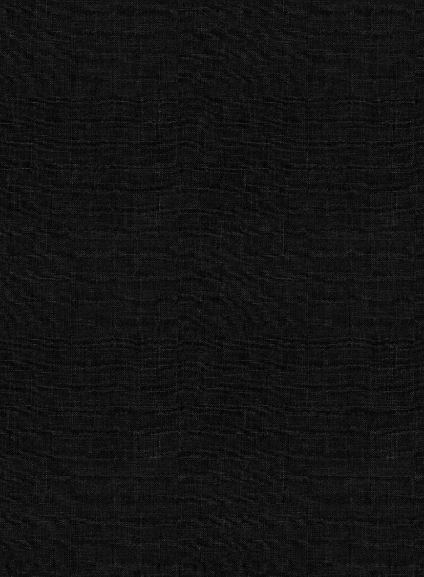 Black Linen Jacket - Image 4