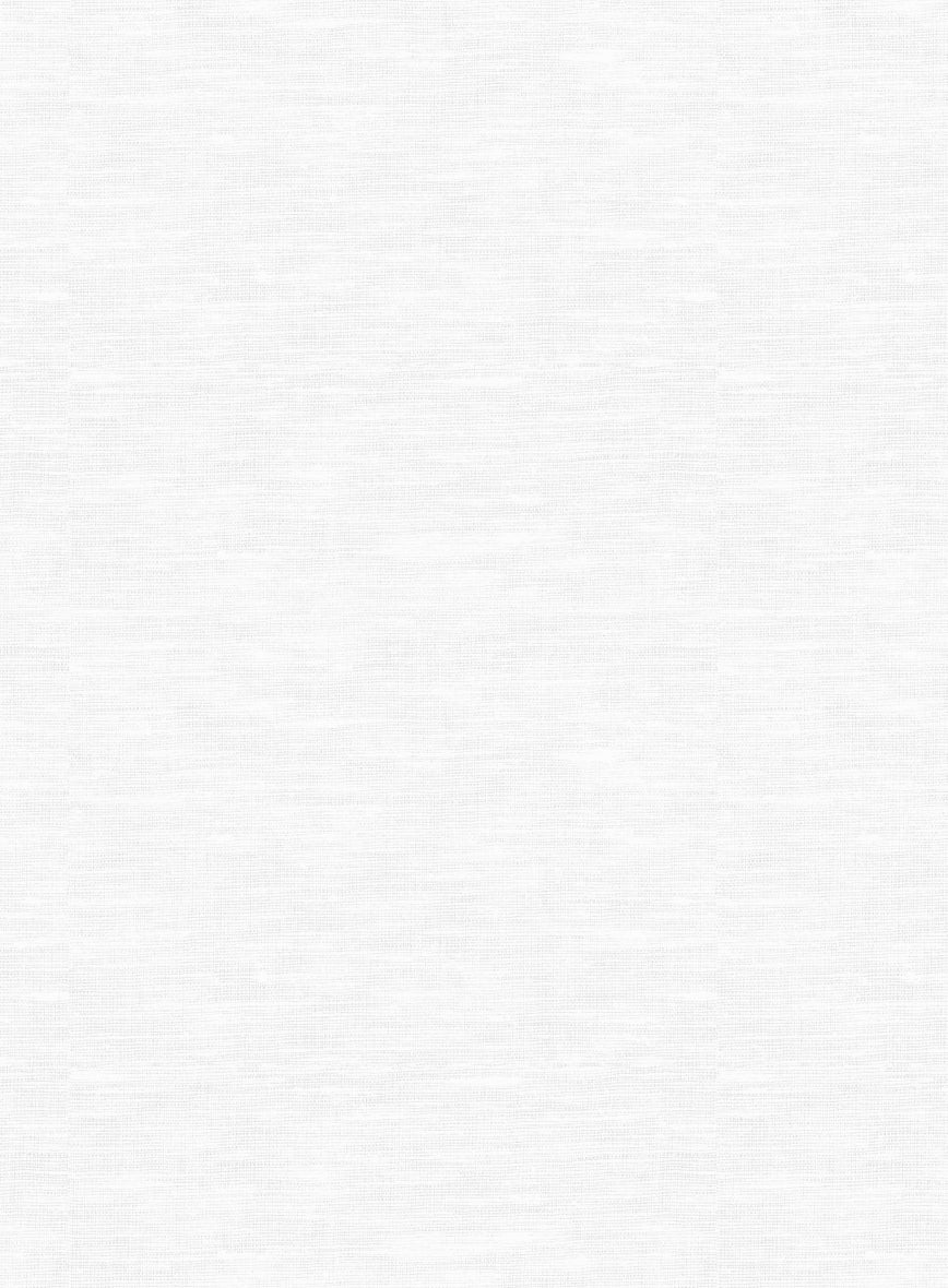 Pure White Linen Shirt - Image 4