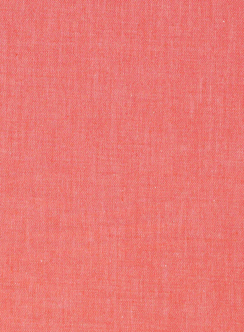 Red Luxury Twill Shirt - Image 4