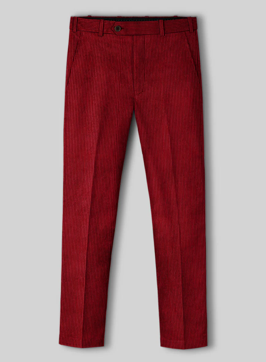 Red Corduroy Pants - Image 2