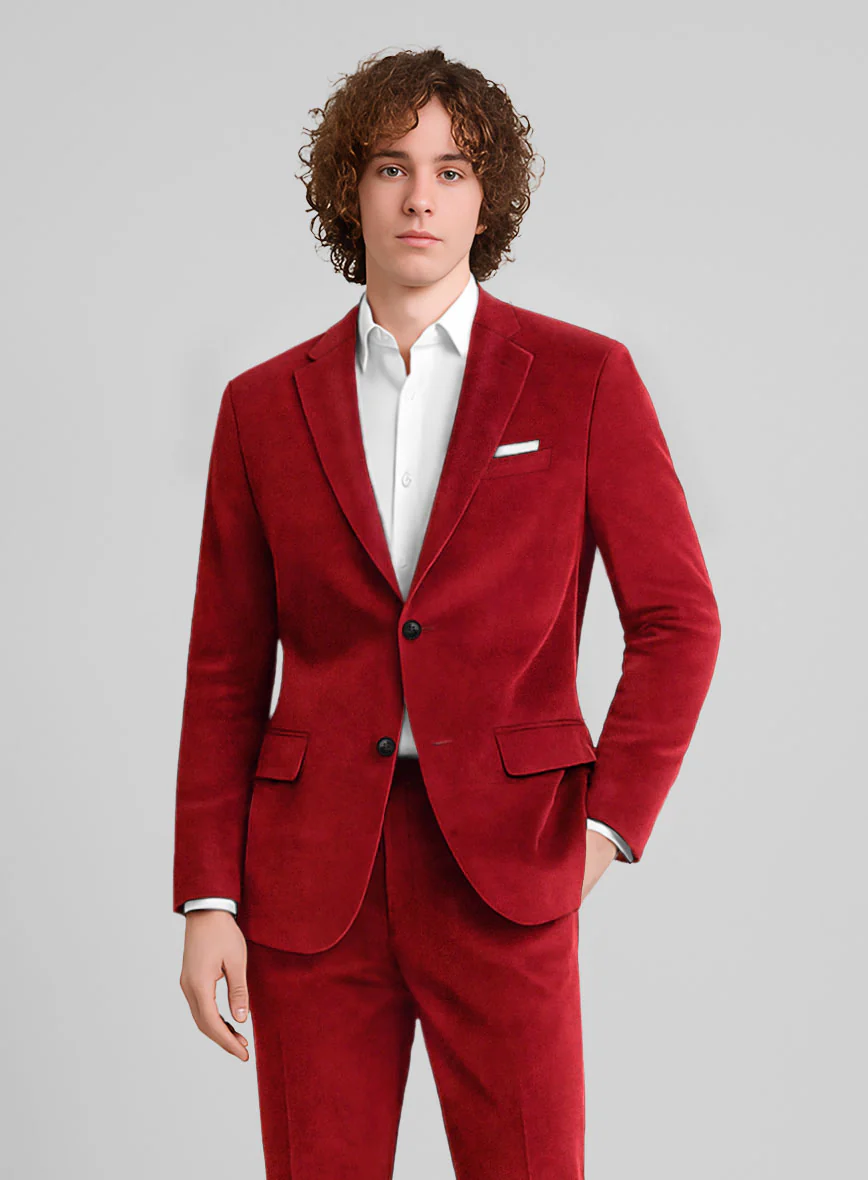 Red Velvet Suit - Image 3