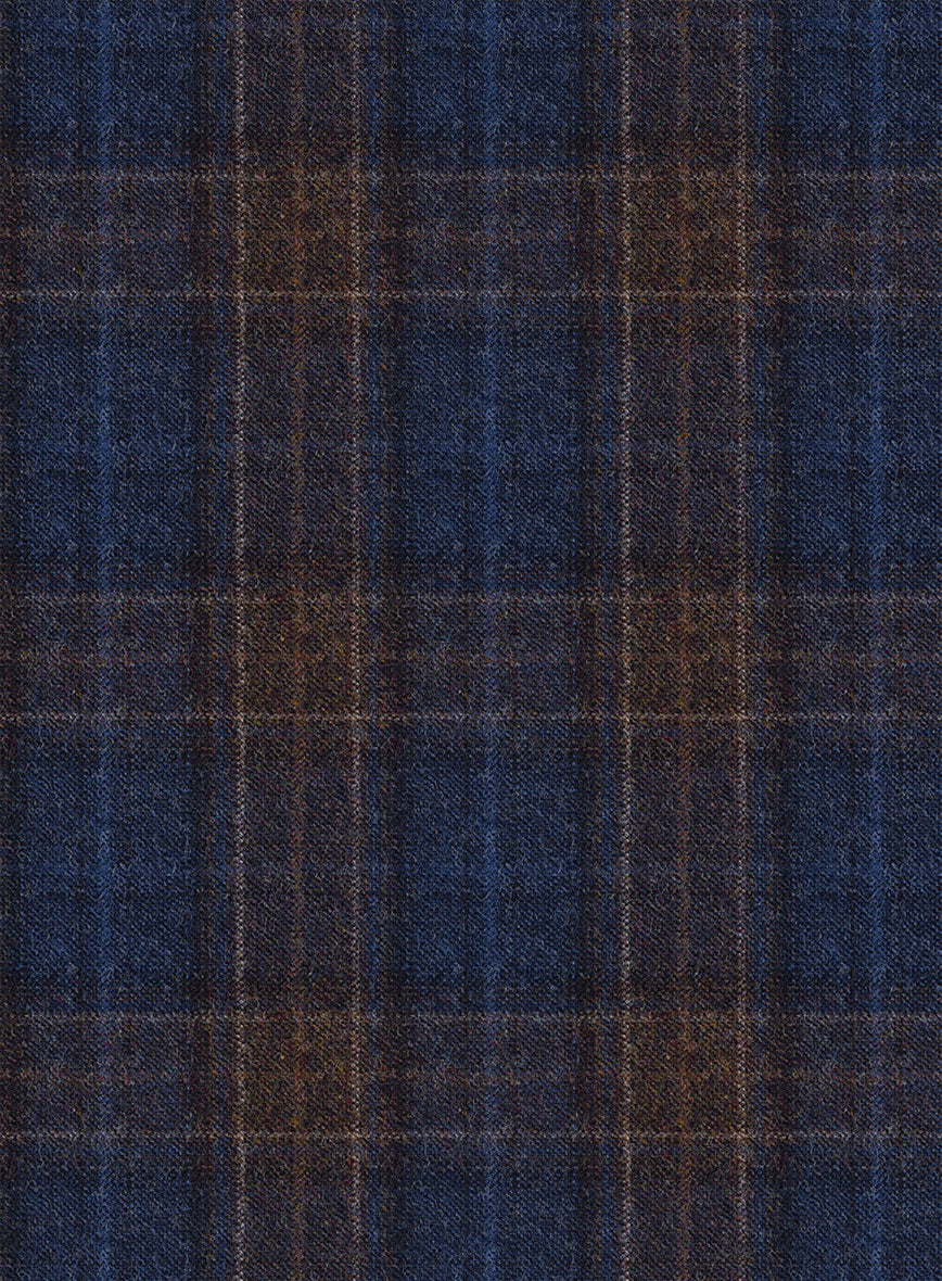 Reda Adlis Blue Checks Wool Suit - Image 6