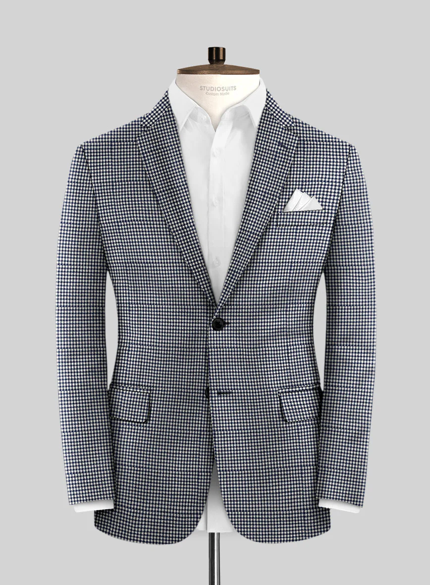 Reda Arlamo Blue Wool Jacket