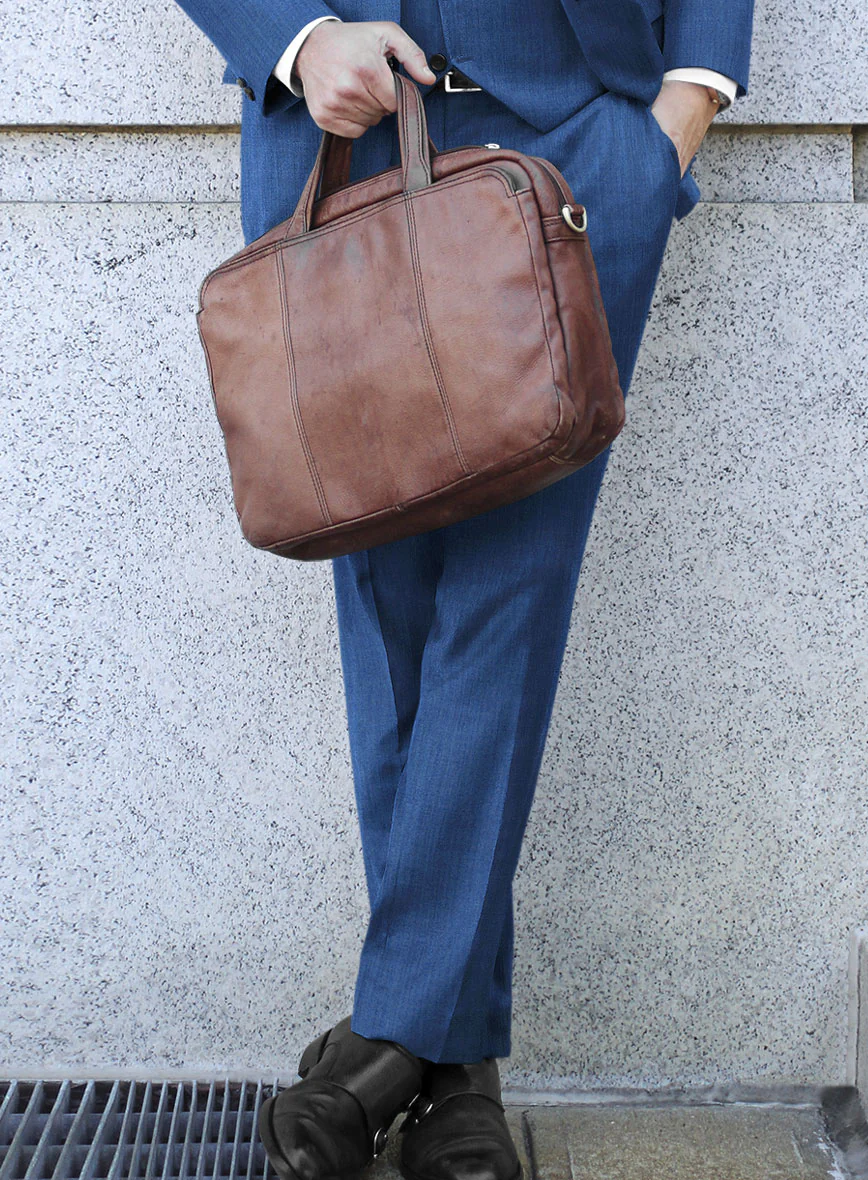 Reda Artic Blue Wool Suit - Image 4