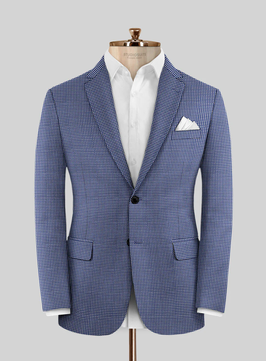 Reda Avarno Blue Wool Jacket