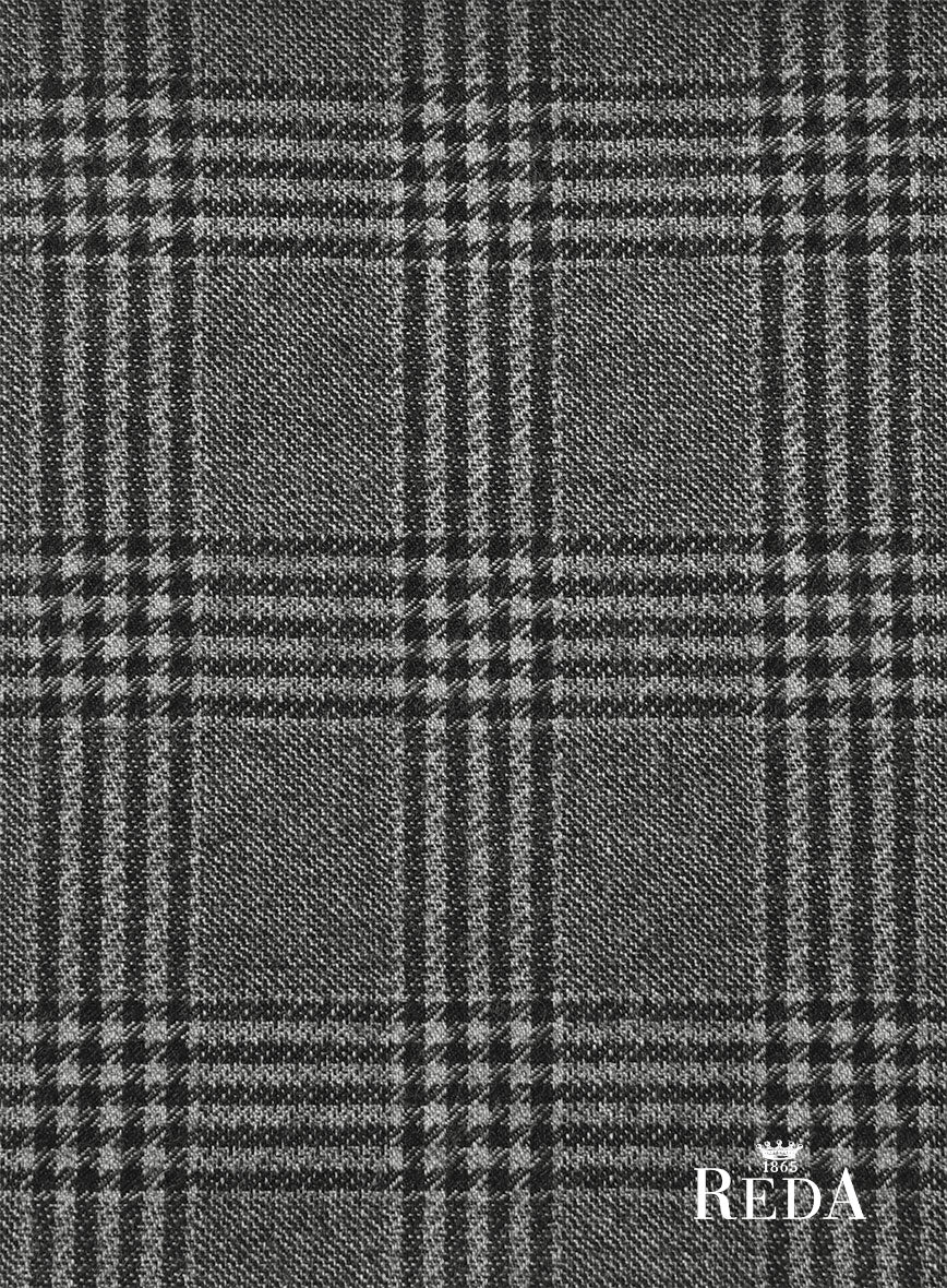 Reda Azelo Gray Checks Wool Suit - Image 7