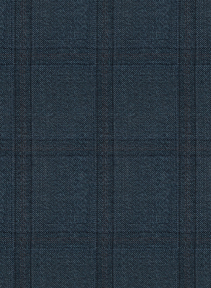 Reda Baltie Blue Checks Wool Suit - Image 6