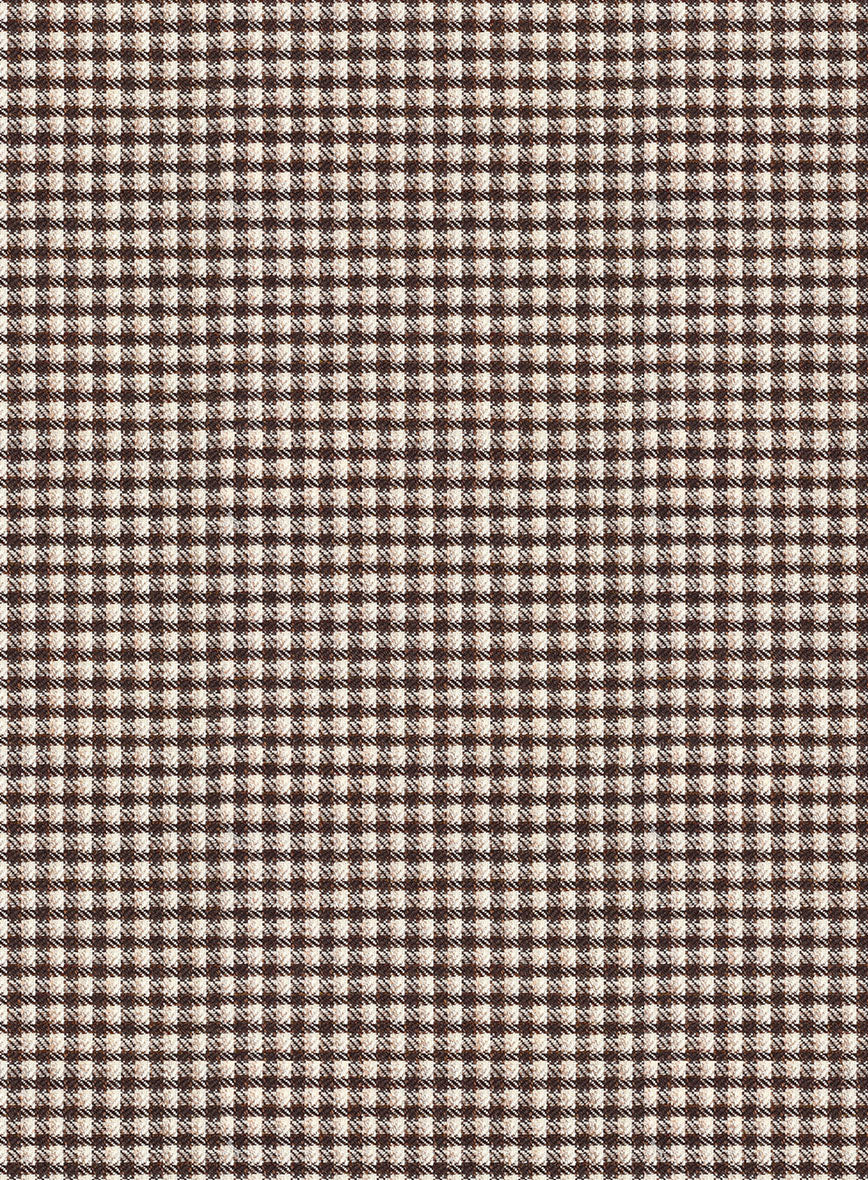 Reda Beltra Brown Checks Wool Suit - Image 6