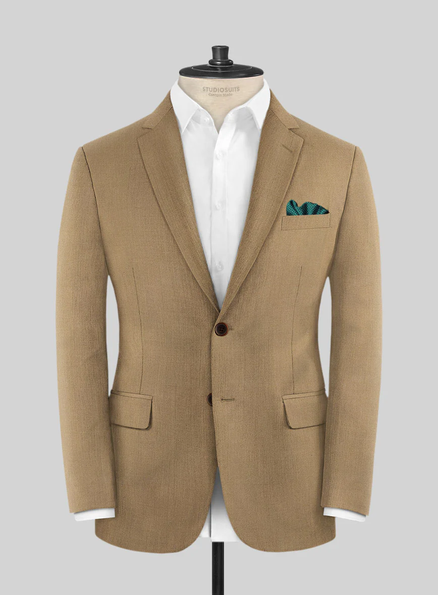 Reda British Khaki Wool Suit - Image 3