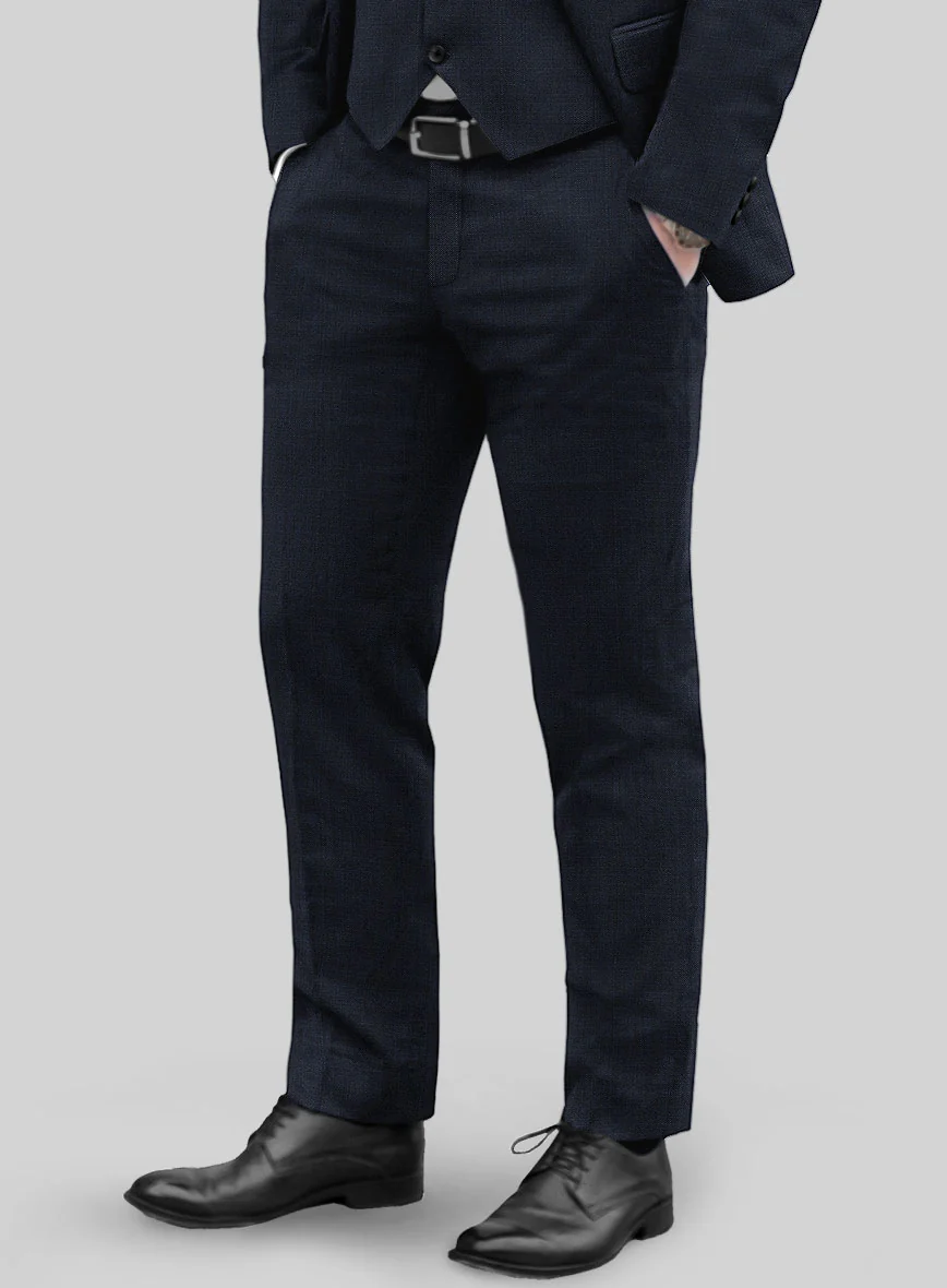 Reda Cashmere Blue Checks Wool Suit - Image 6