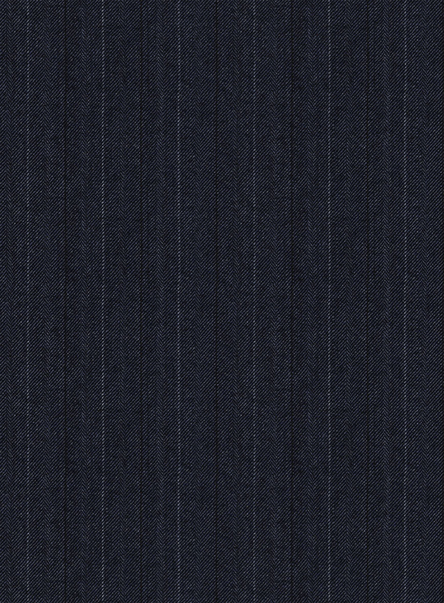 Reda Cashmere Blue Stripe Wool Suit - Image 6