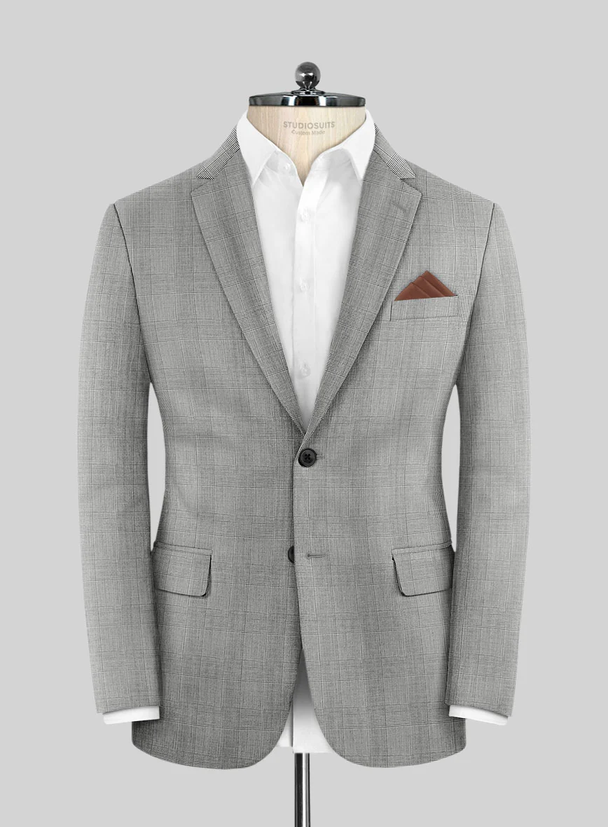 Reda Cashmere BW Prince Of Wales Wool Jacket