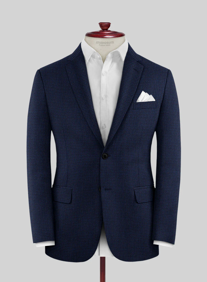 Reda Dalma Blue Wool Jacket