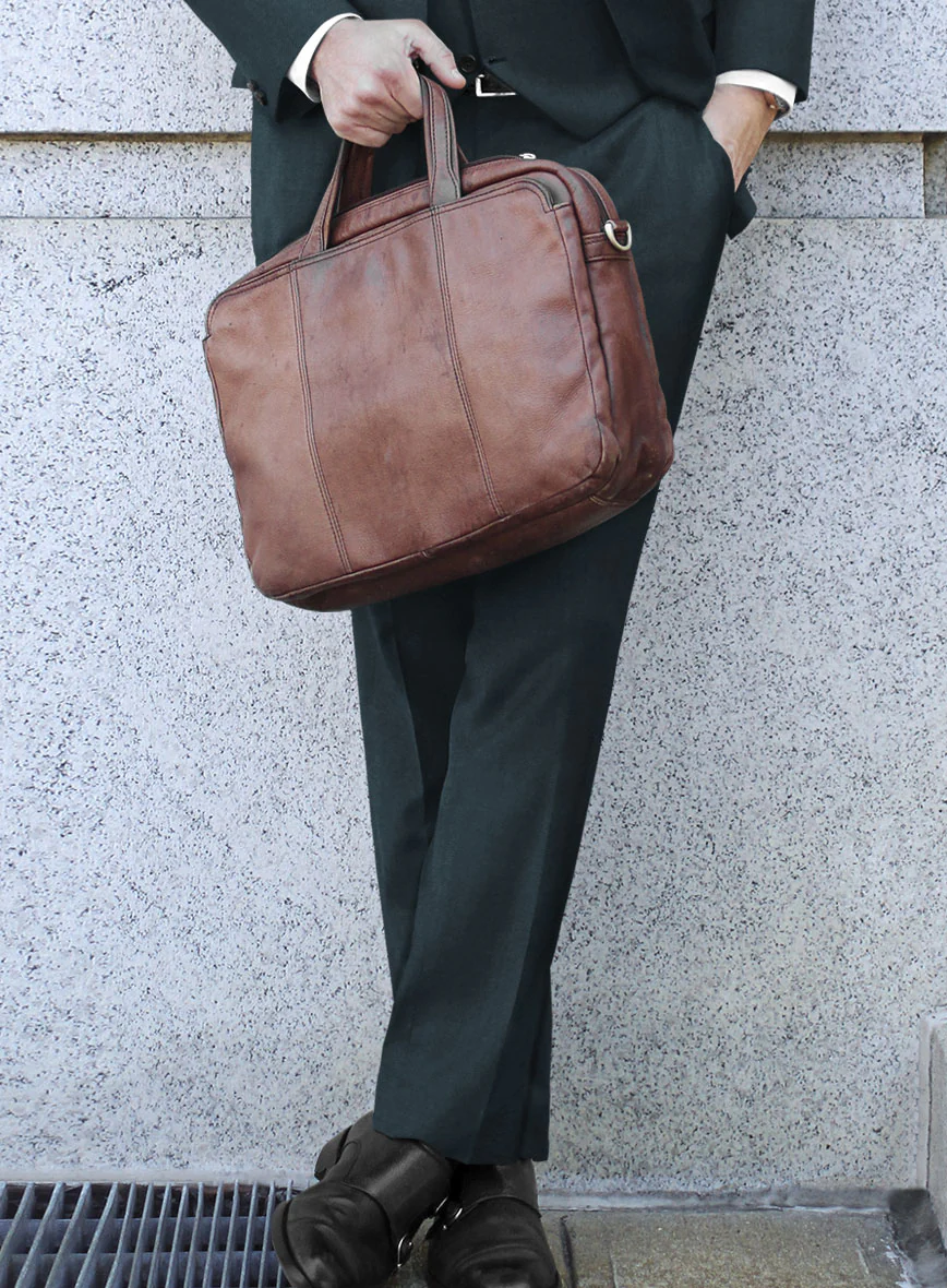 Reda Dark Teal Blue Wool Suit - Image 4