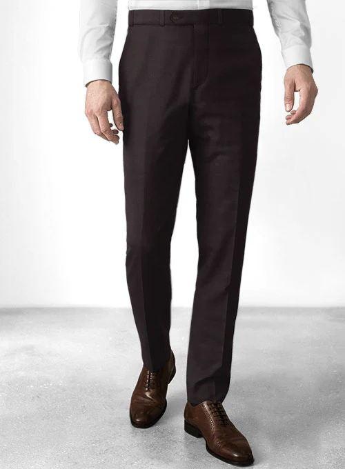 Reda Dark Wine Wool Suit - Image 5