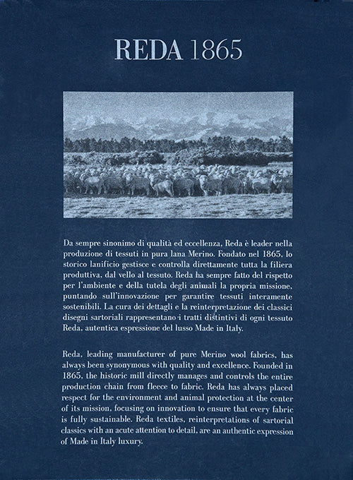 Reda Ebony Blue Wool Suit - Image 7