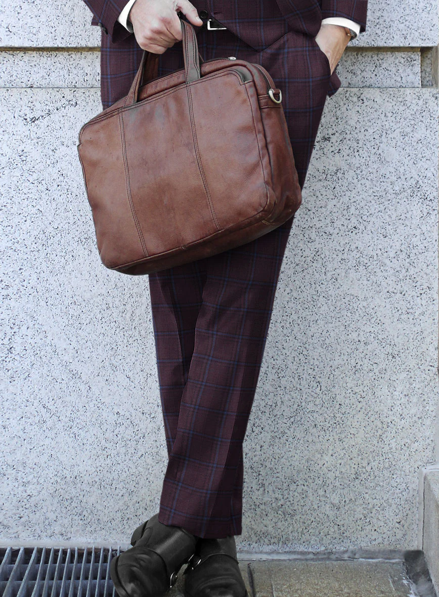 Reda Elupi Checks Wool Pants - Image 2