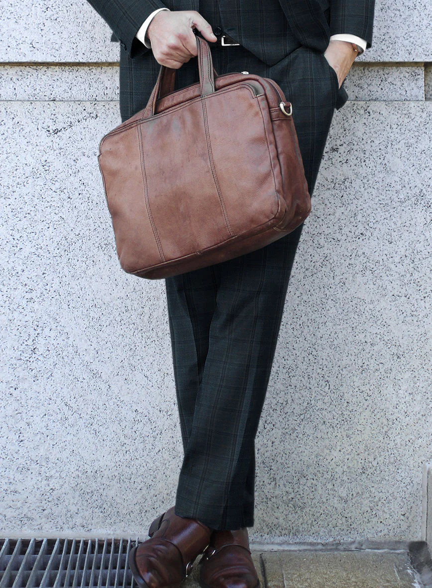 Reda Firefly Blue Checks Wool Suit - Image 4