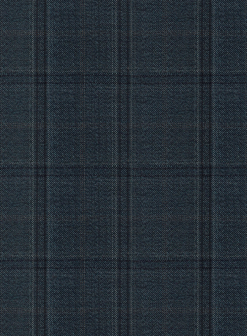 Reda Firefly Blue Checks Wool Suit - Image 6