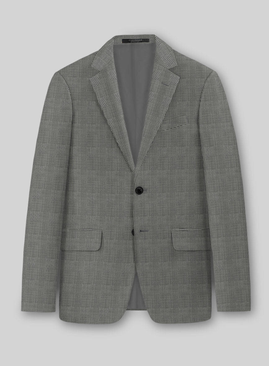 Reda Fivaro Black Checks Wool Suit - Image 3