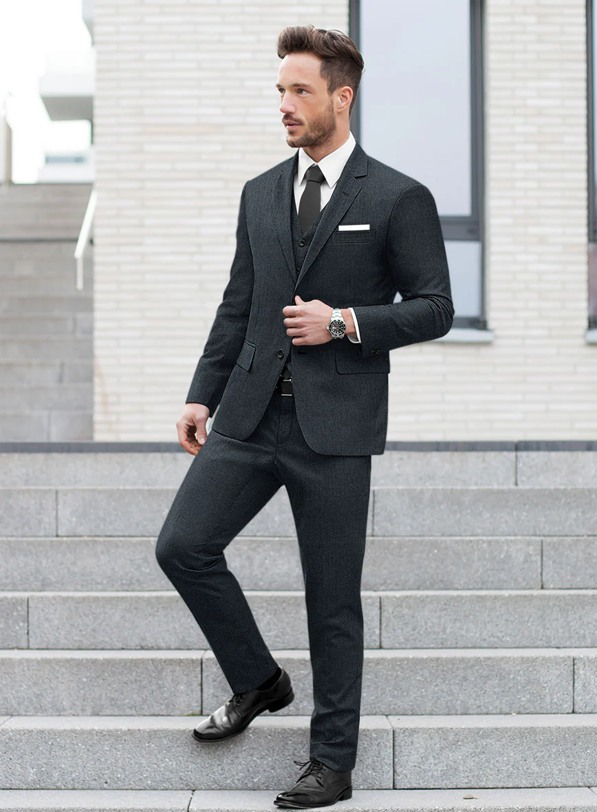 Reda Flexo Cosmic Blue Wool Suit - Image 2
