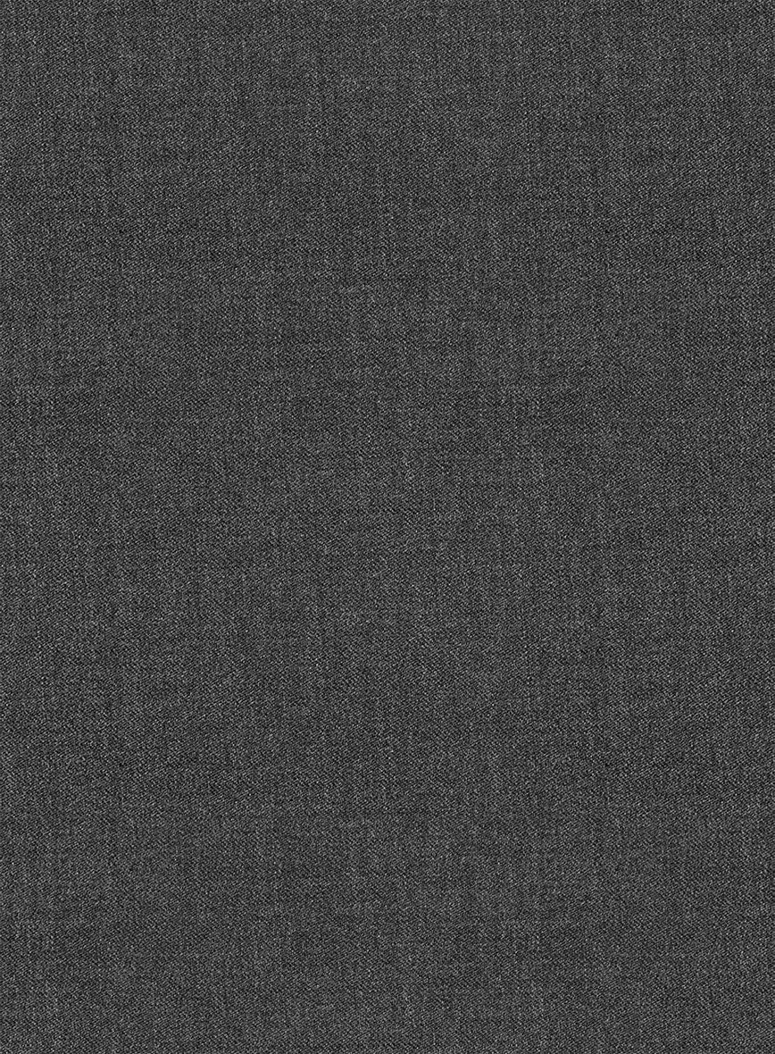 Reda Flexo Dark Gray Wool Pants - Image 2