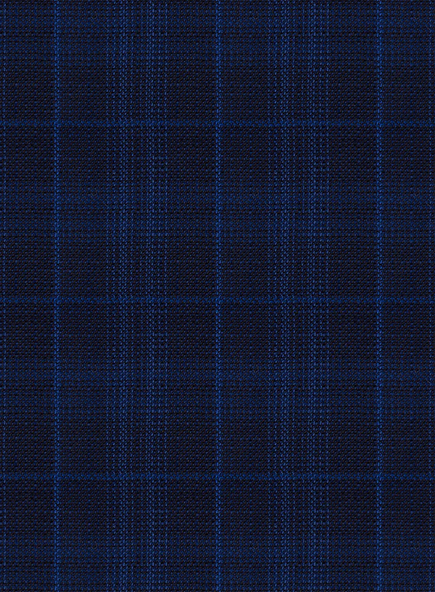 Reda Jagur Blue Checks Wool Jacket - Image 2
