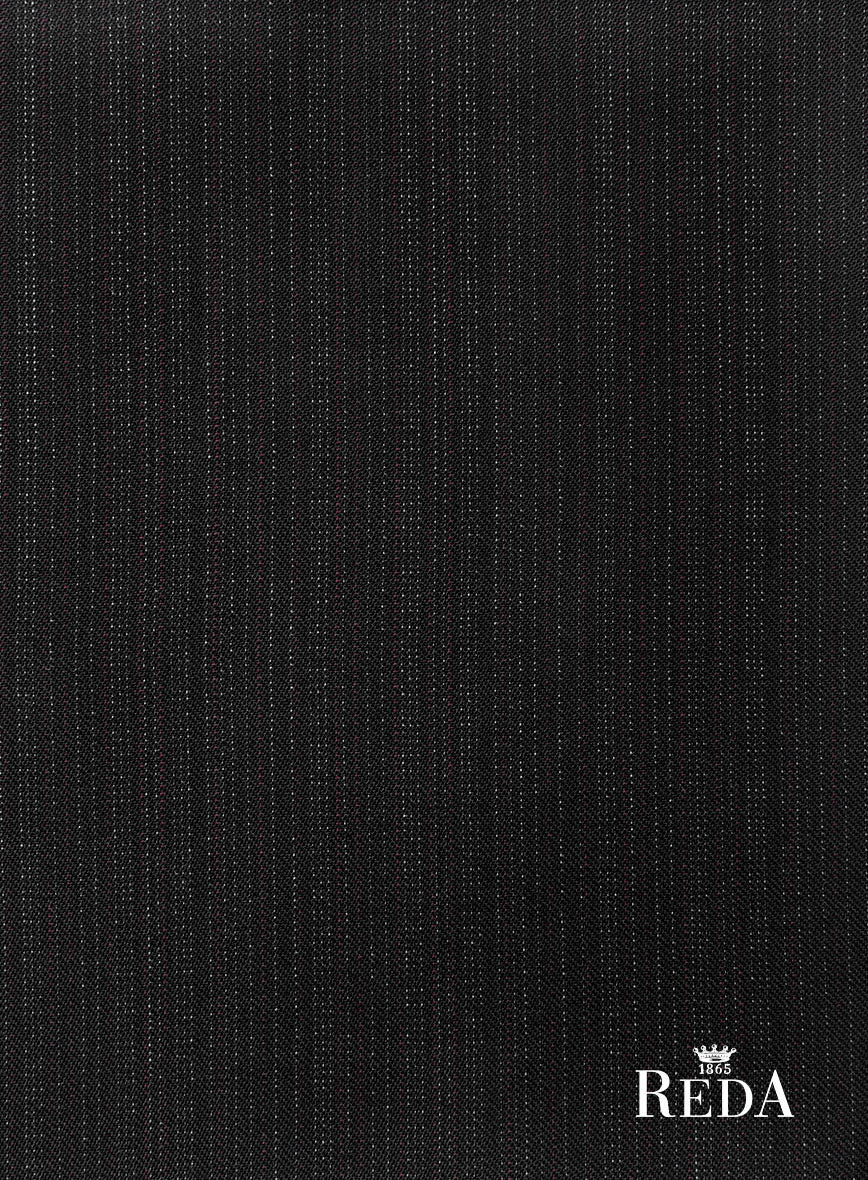 Reda Luman Black Stripe Wool Jacket - Image 3
