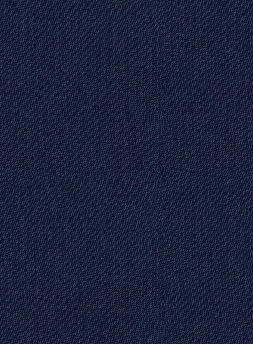 Reda Royal Blue Pure Wool Pants - Image 3
