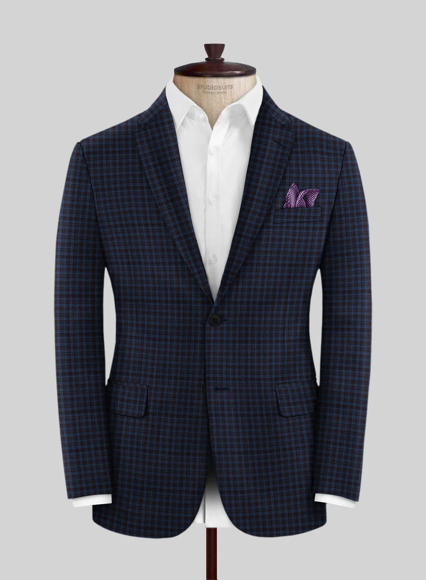 Reda Sarmen Checks Wool Suit - Image 3