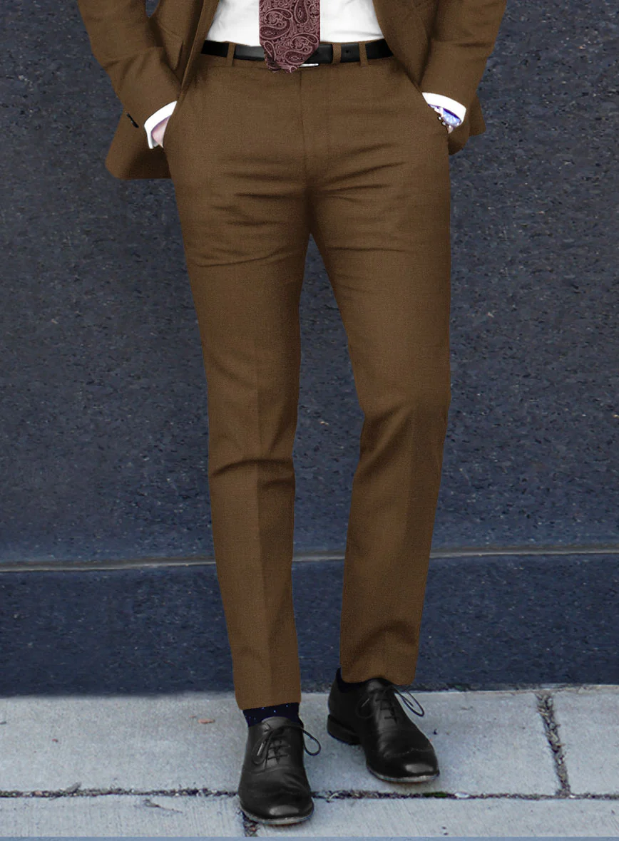 Reda Tan Wool Suit - Image 5