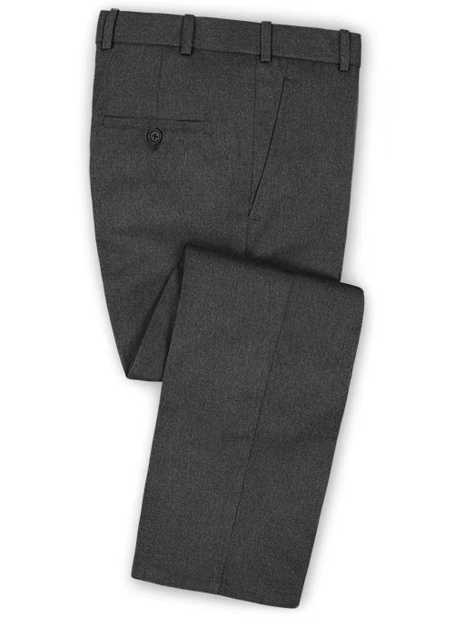Reda Worsted Dark Gray Pure Wool Suit - Image 4