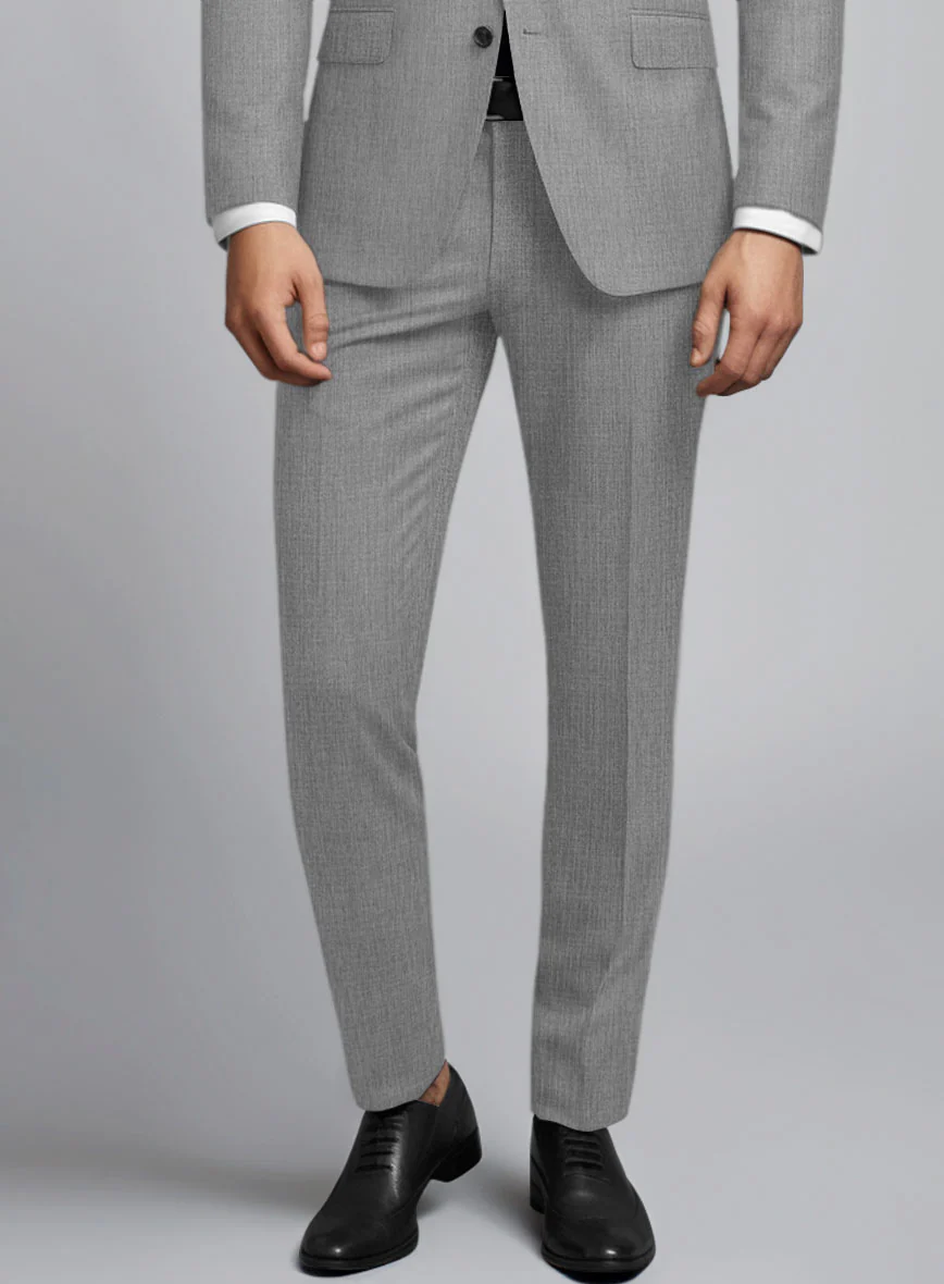 Reda Worsted Mid Gray Pure Wool Suit - Image 5