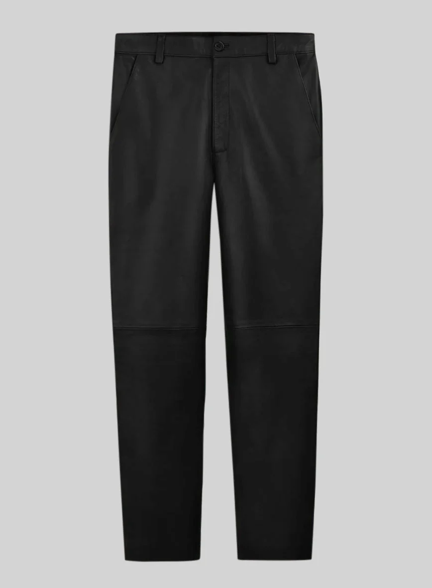 Rich Black Leather Suit - Image 3