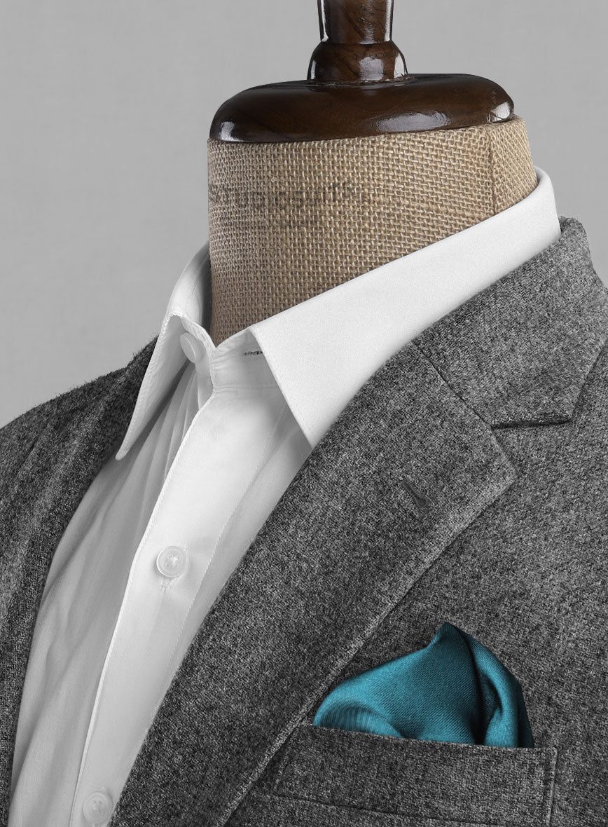 Rope Weave Gray Tweed Jacket - Image 2