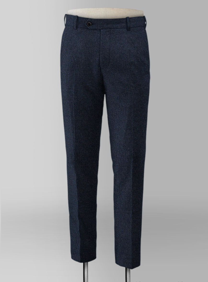 Royal Blue Denim Tweed Suit - Image 6