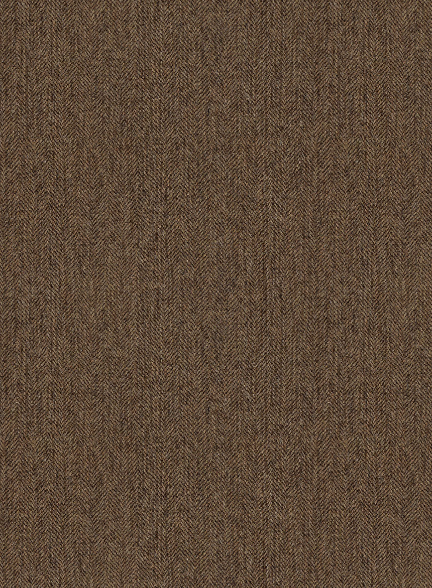 Rust Herringbone Tweed Suit - Image 8