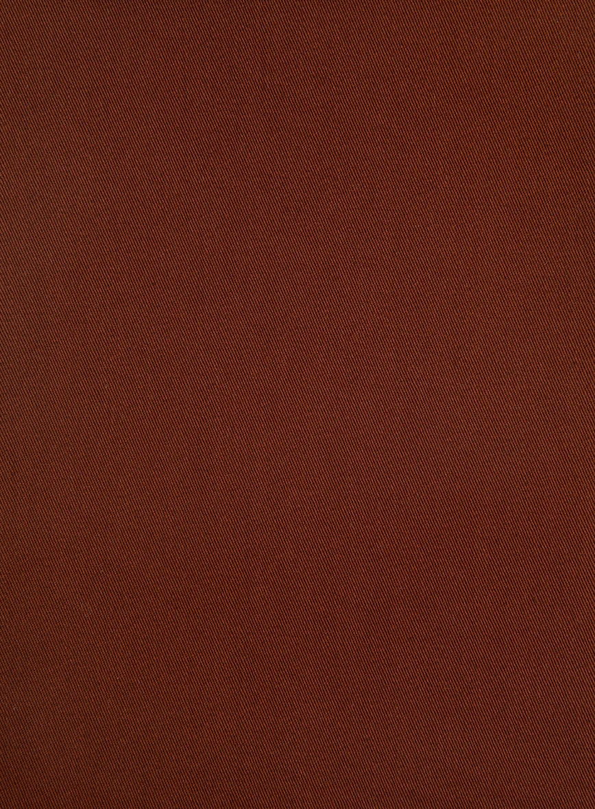 Rust Napoli Stretch Light Weight Cotton Jacket - Image 3