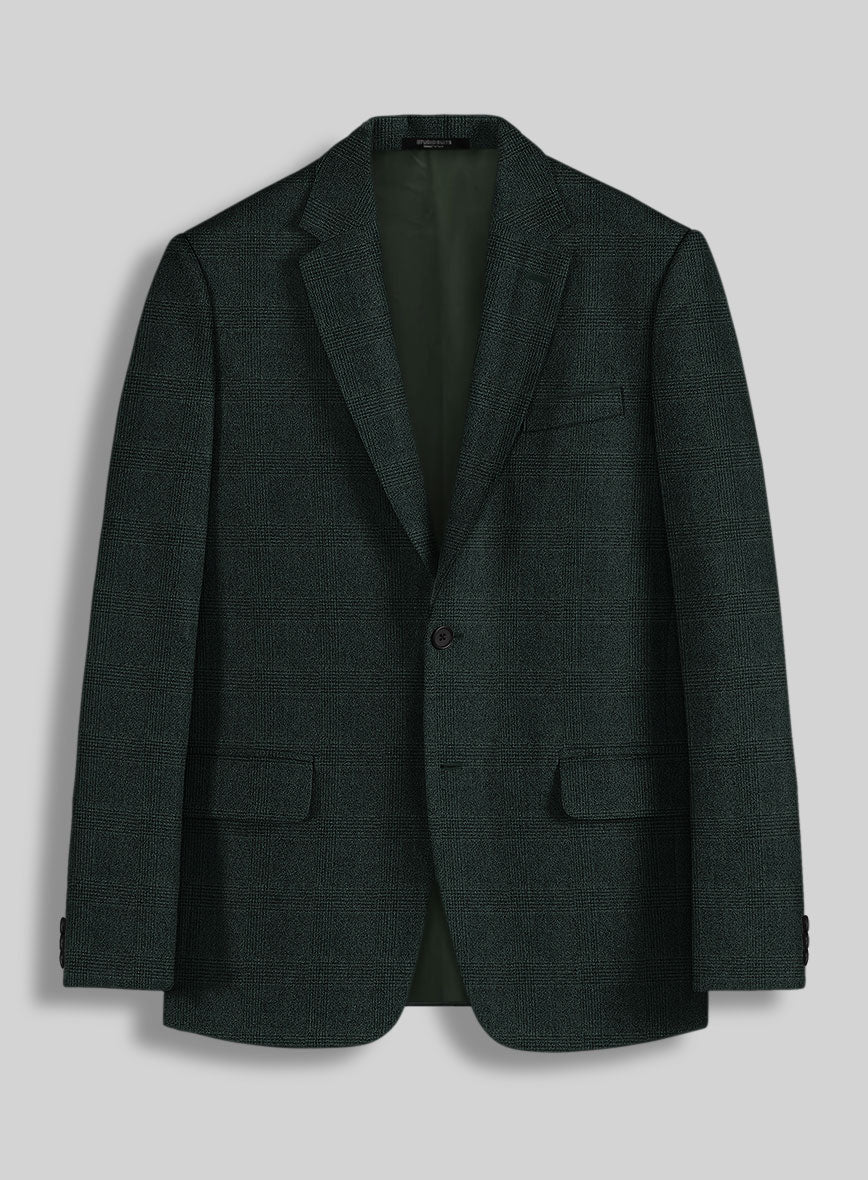 Sartori Ariadna Green Check Soft Tweed Jacket