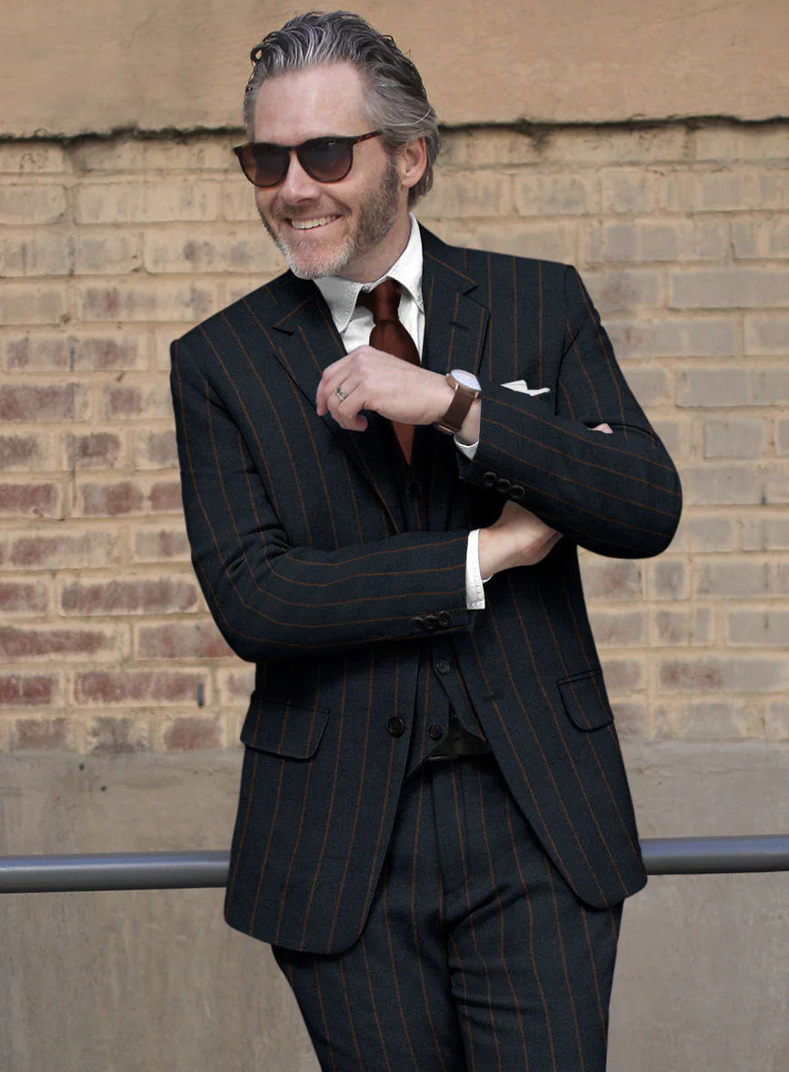 Sartori Sabino Dark Blue Soft Tweed Jacket - Image 2