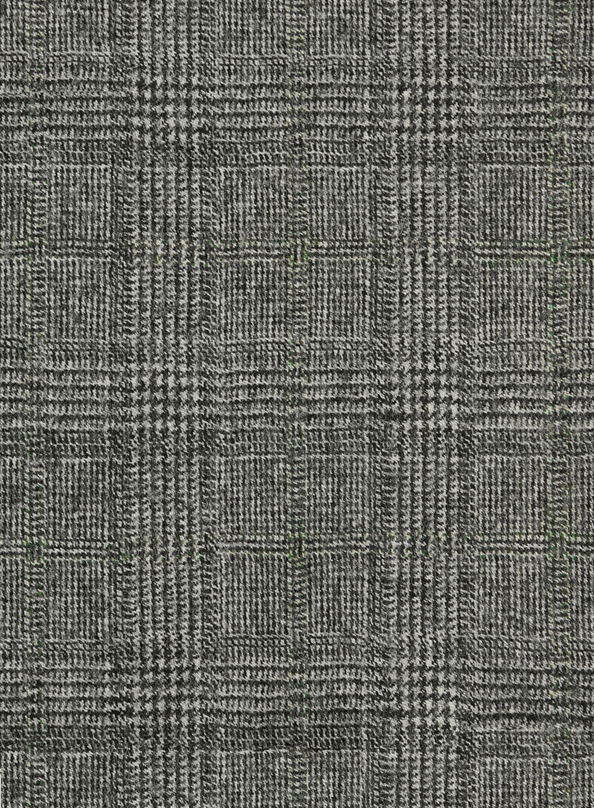Sartori Tristana Gray Check Soft Tweed Jacket - Image 3
