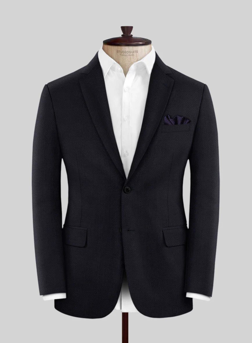 Scabal Avejio Blue Wool Jacket