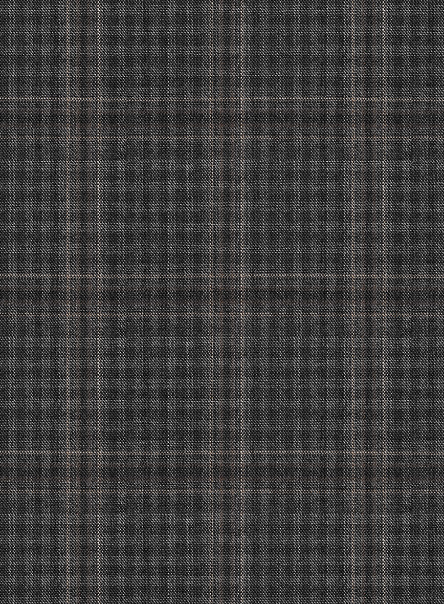 Scabal Azel Black Wool Pants - Image 3